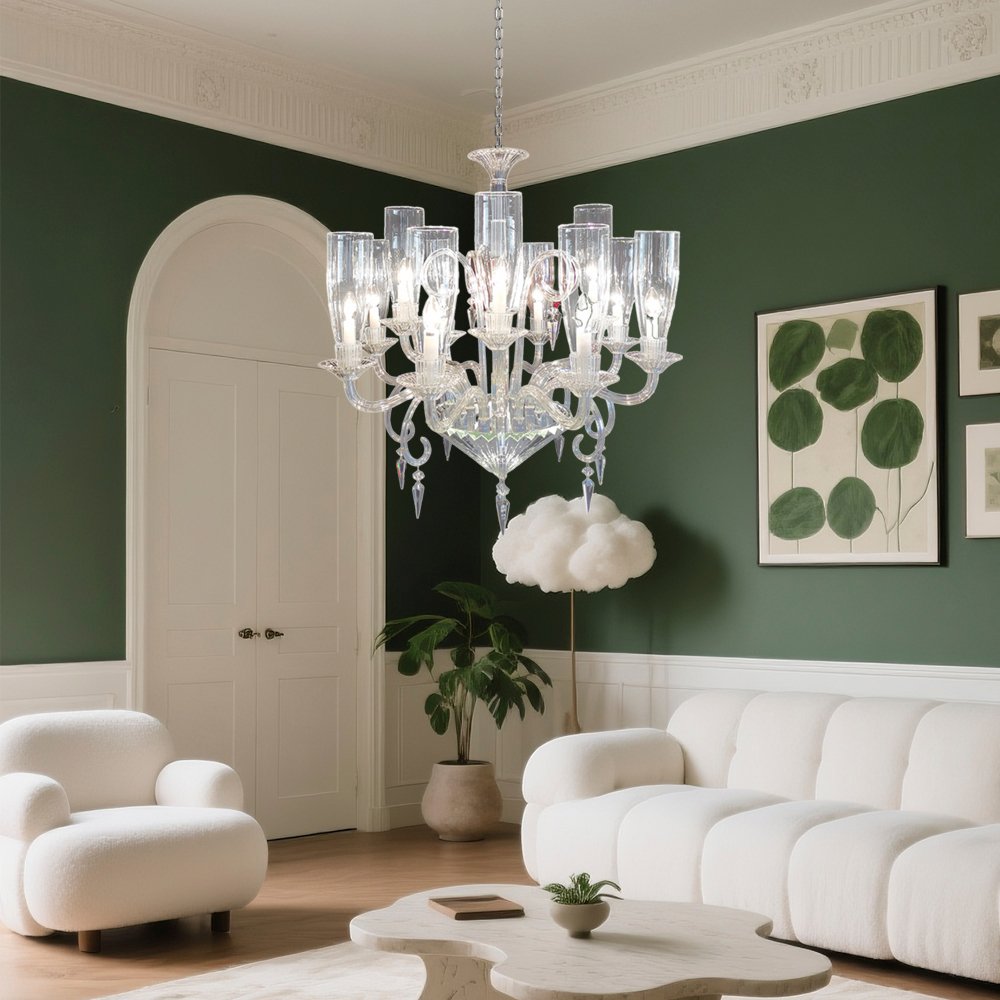 Crystal Chandeliers for High Ceilings - Image 4