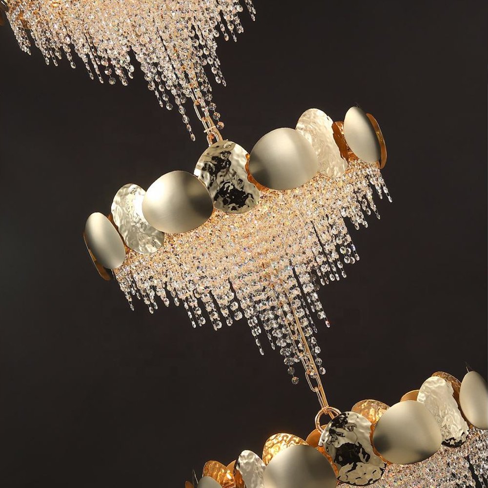 Modern Crystal Chandeliers for Staircase - Image 11