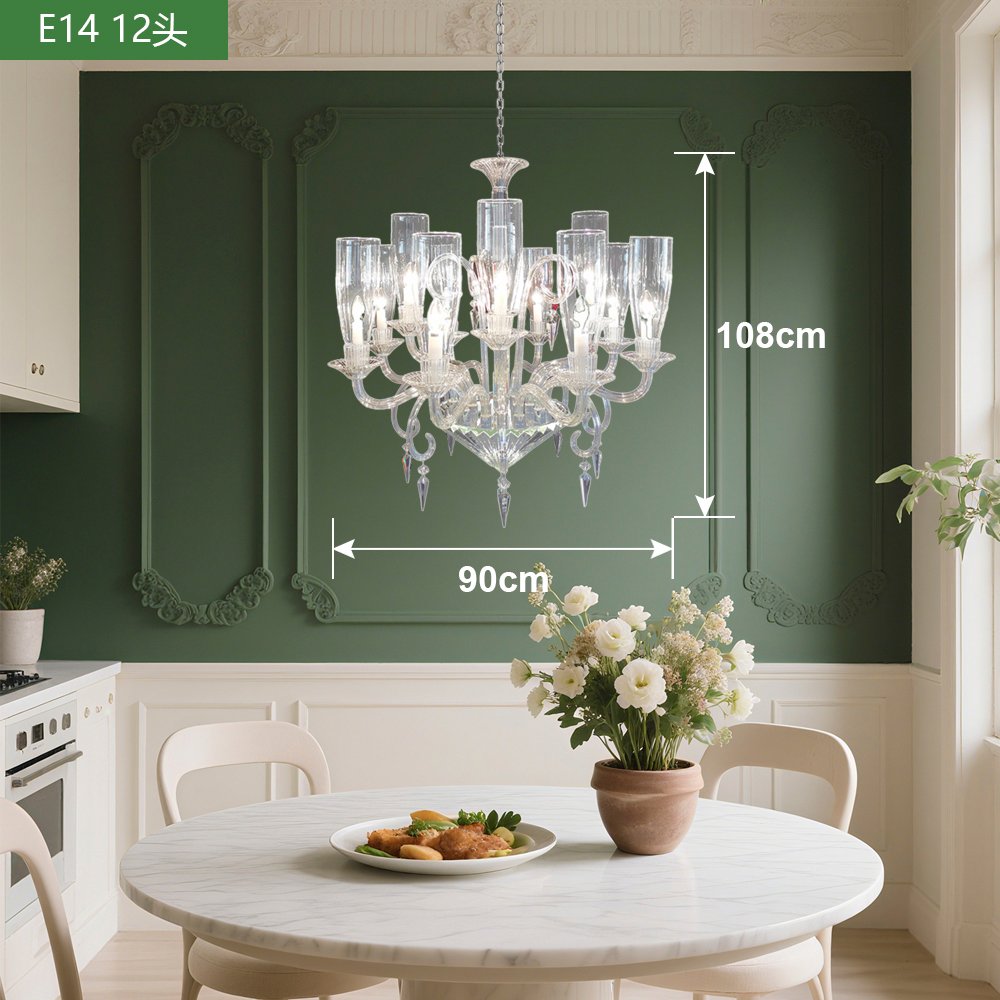 Crystal Chandeliers for High Ceilings - Image 3