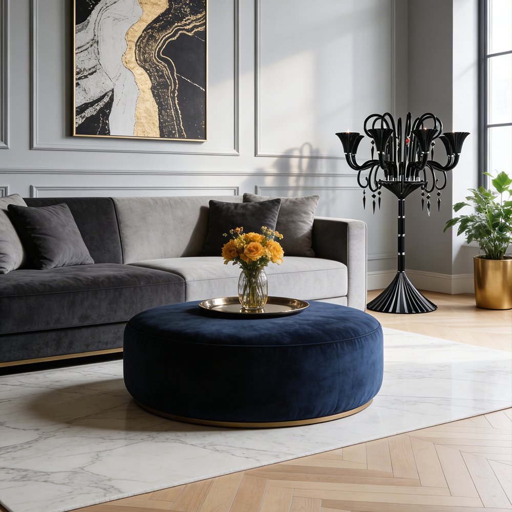 Romantic Crystal Floor Candelabra - Image 2