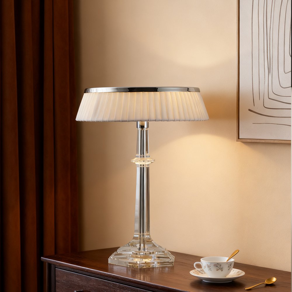 Soft-Glow French Crystal Lamp - Image 3