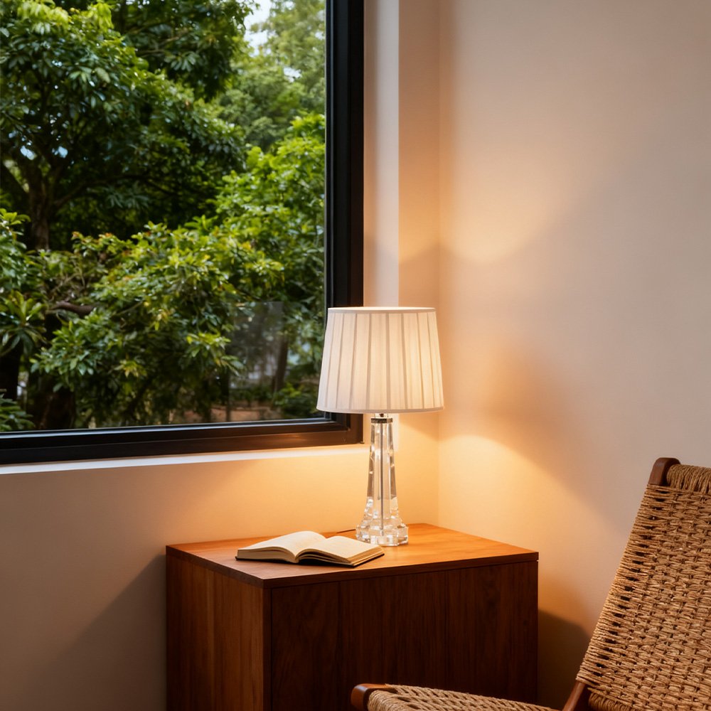 French Romantic Crystal Lamp - Image 6