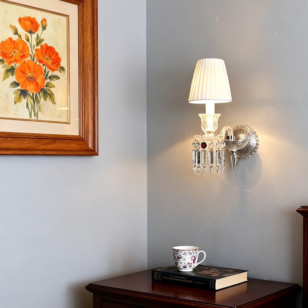 French Vintage Wall Lamp - Image 2