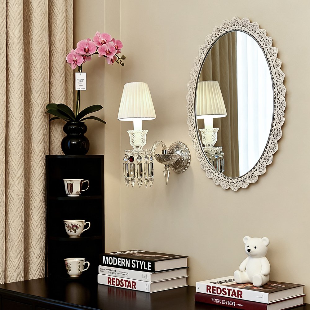 French Vintage Wall Lamp - Image 3