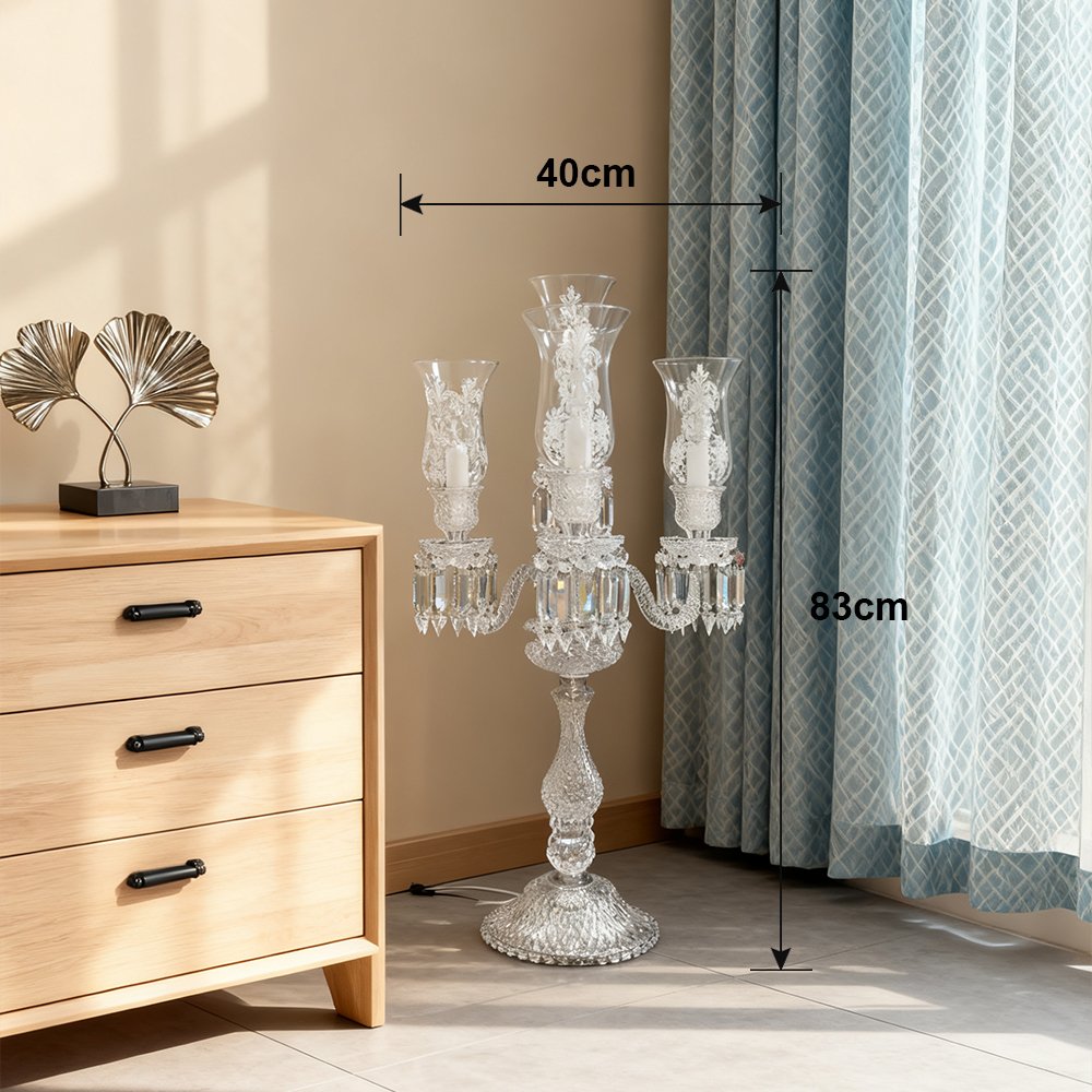 Retro French Crystal Lamp - Image 7