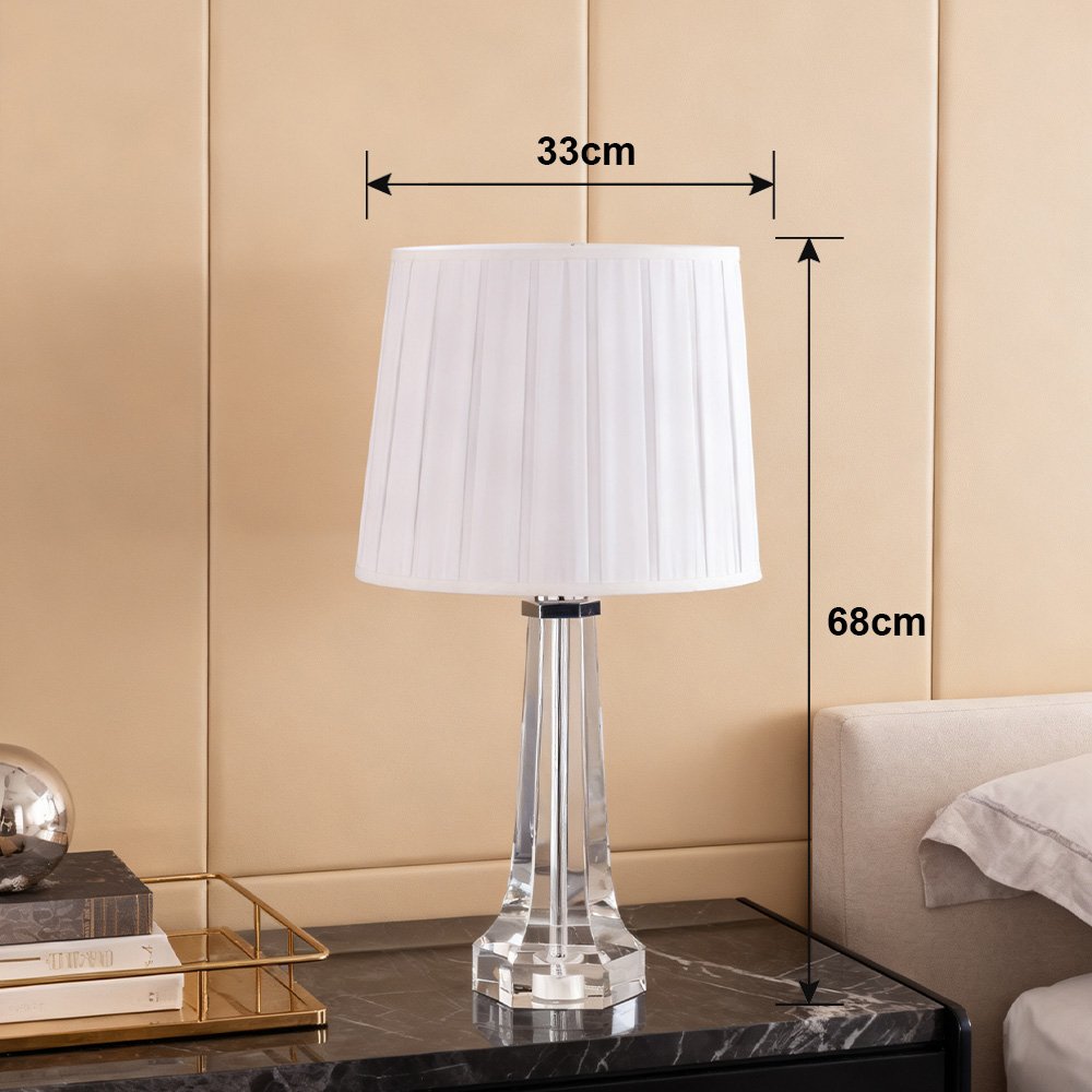 French Romantic Crystal Lamp - Image 7