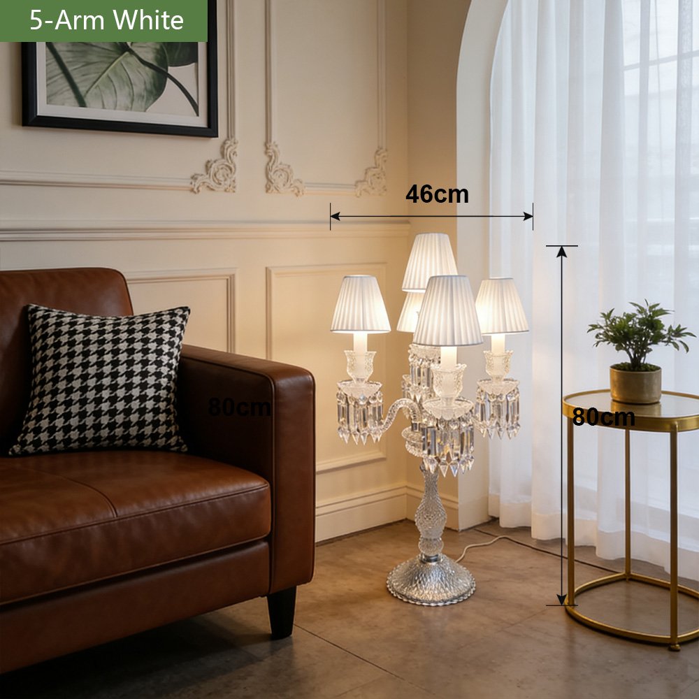 Elegant French Crystal Lamp - Image 7