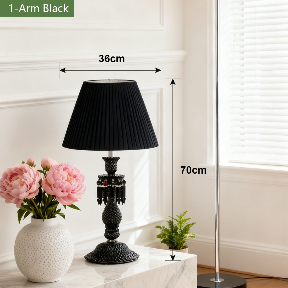 Vintage French Crystal Table Lamp - Image 8