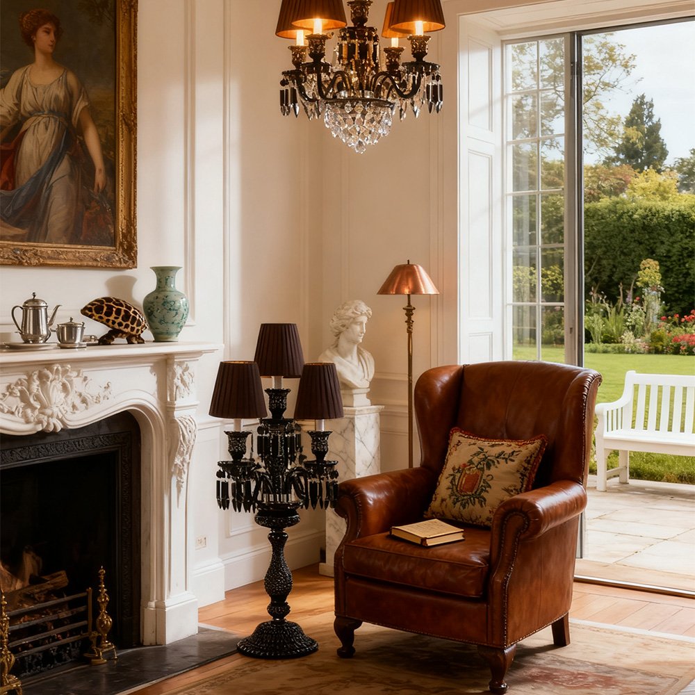 Romantic French Crystal Lamp - Image 6