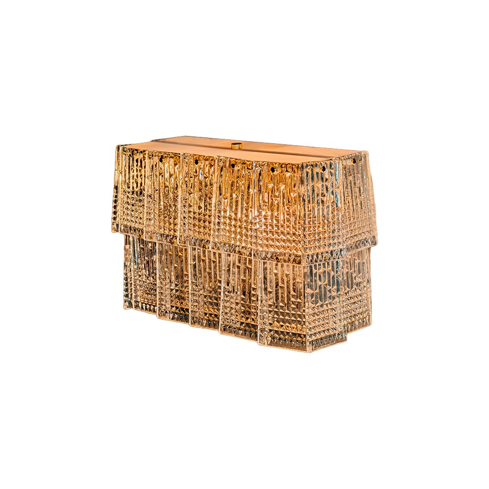 Vintage Crystal Wall Sconce - Image 2