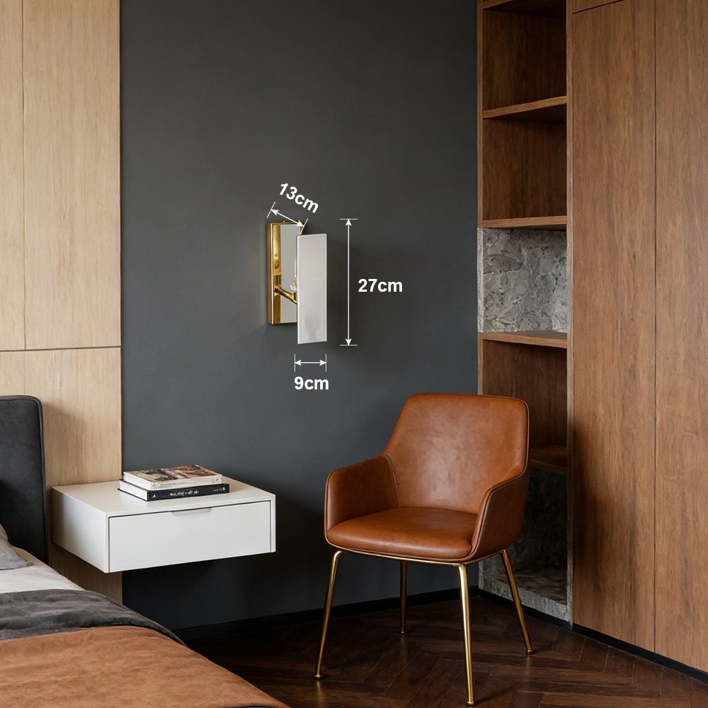 Brass Fabric Shade Wall Sconce - Image 2