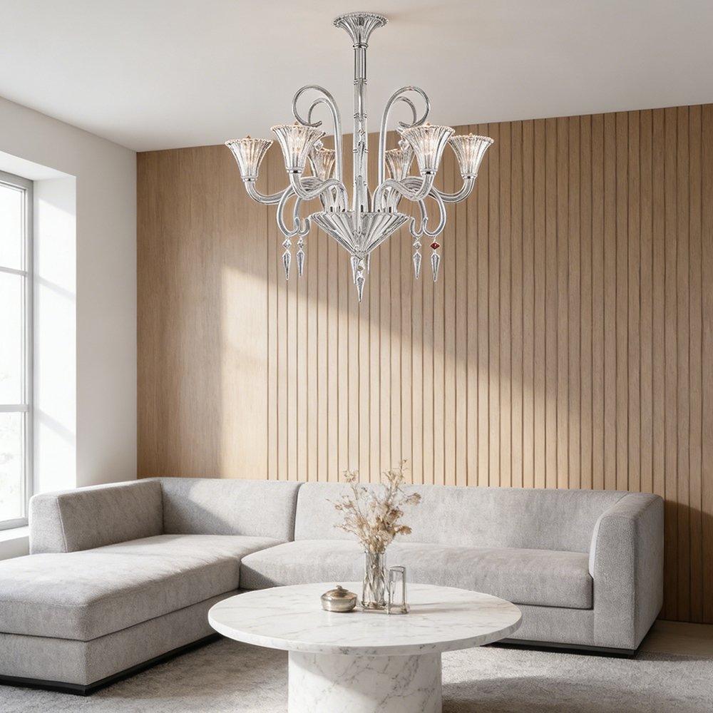 Modern Crystal Chandelier - Image 2