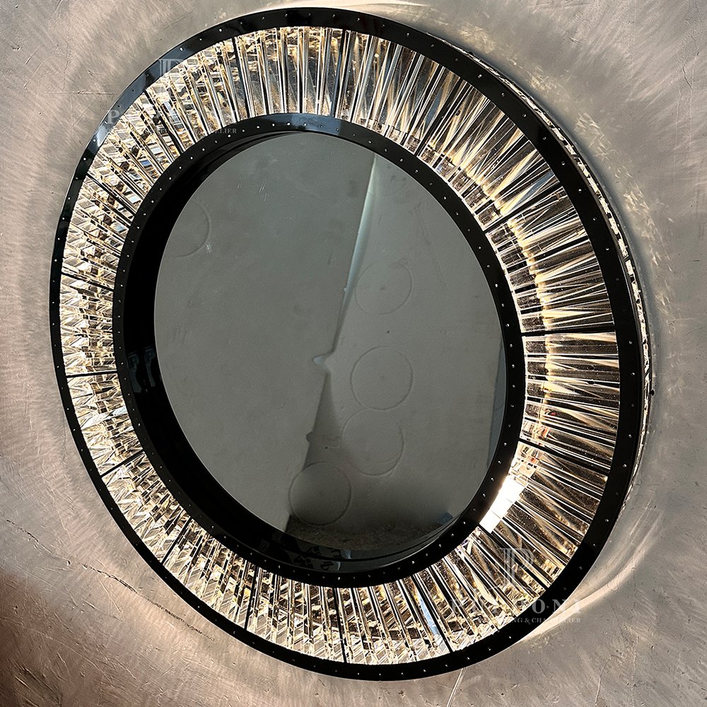 LED Crystal Round Mirror - Image 4