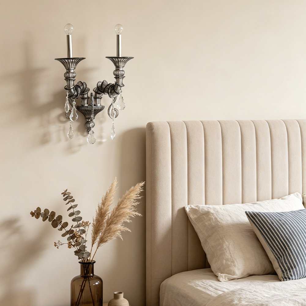 Luxury Crystal Glass Wall Lamp - Image 9