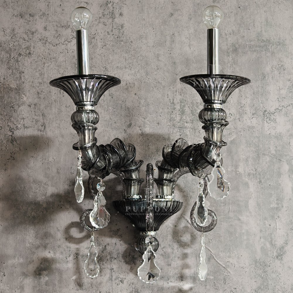 Luxury Crystal Glass Wall Lamp - Image 5