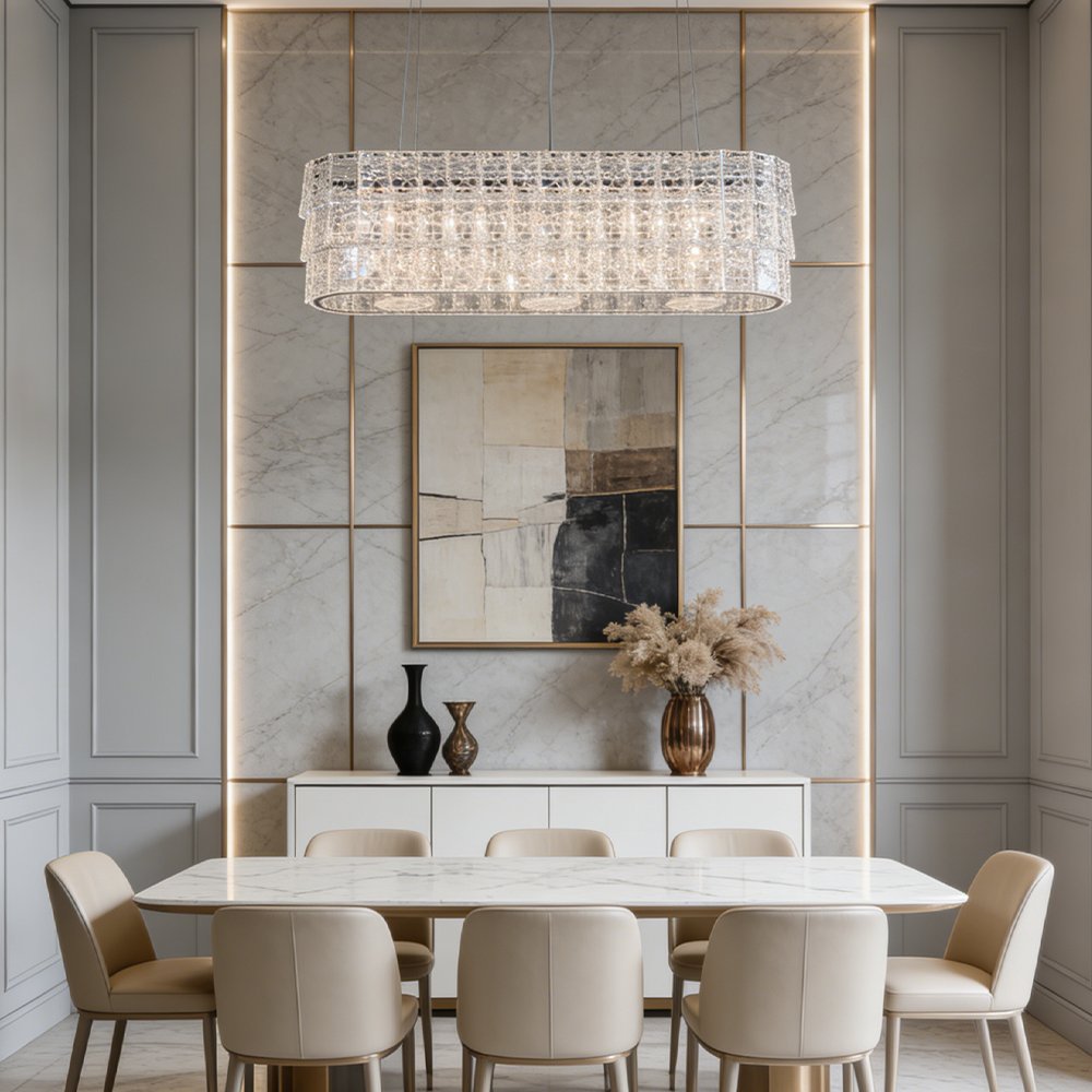 Linear Crystal Chandelier - Image 8