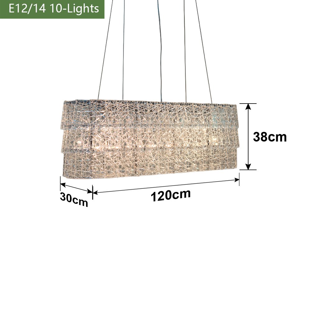 Linear Crystal Chandelier - Image 3