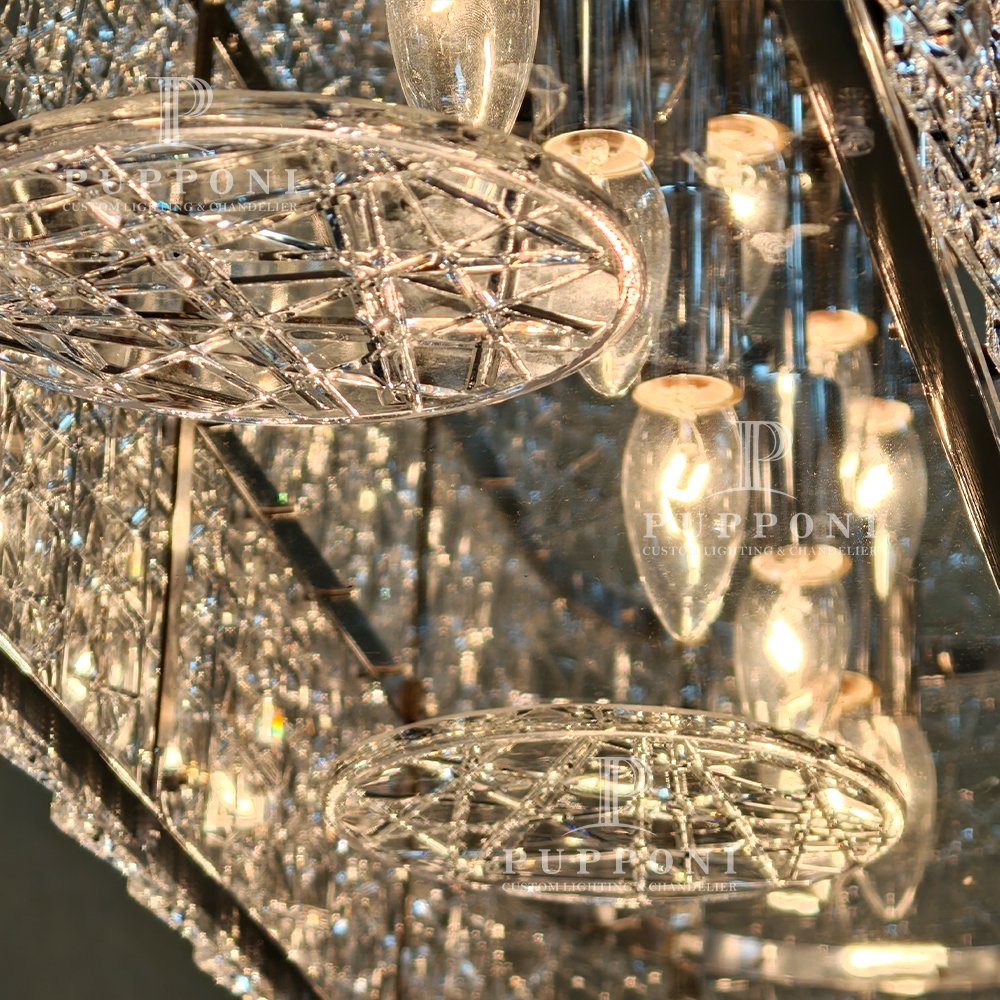Linear Crystal Chandelier - Image 7