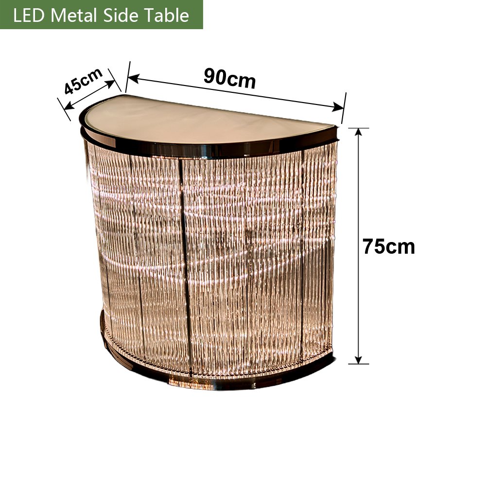 LED Crystal Console Table - Image 3
