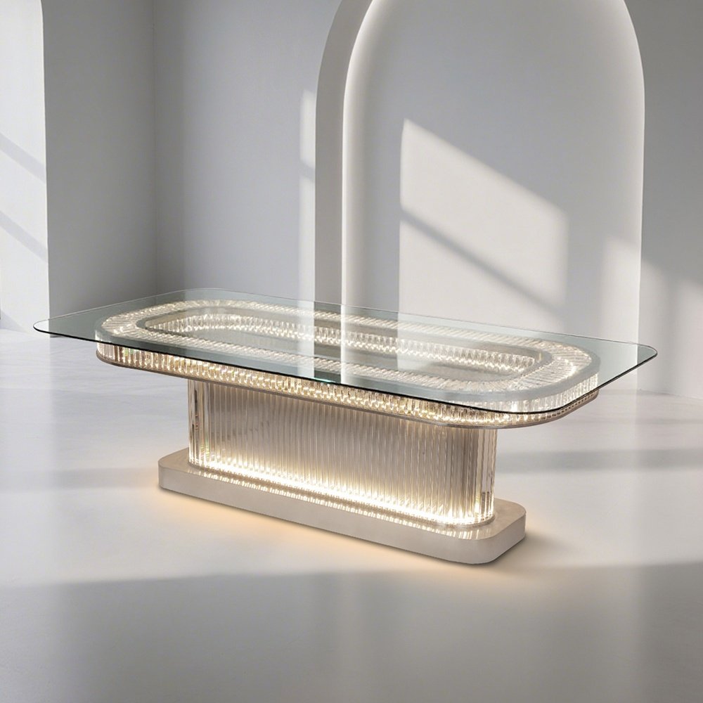 LED Crystal Dining Table - Image 2
