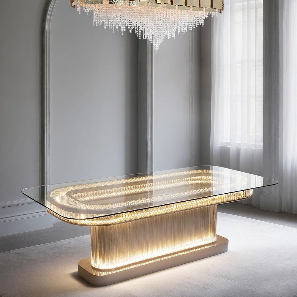 LED Crystal Dining Table - Image 4
