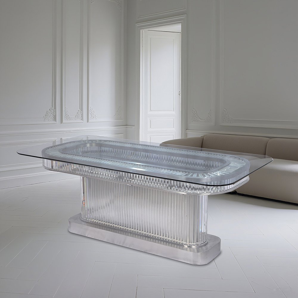 LED Crystal Dining Table - Image 5