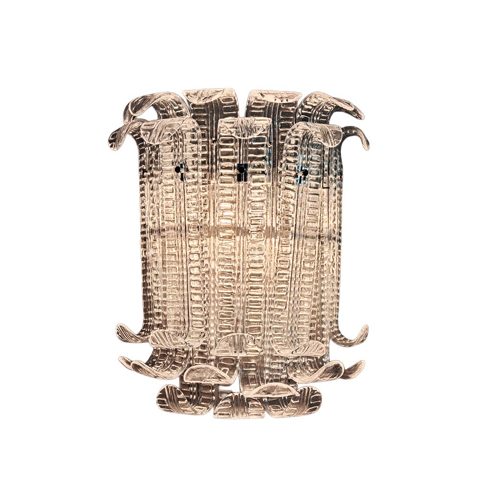 Textured Tube Glass Wall Sconce - Image 2