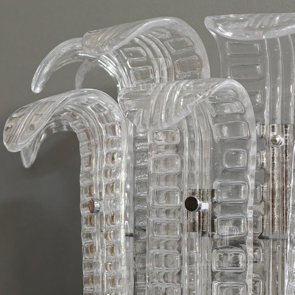 Textured Tube Glass Wall Sconce - Image 6