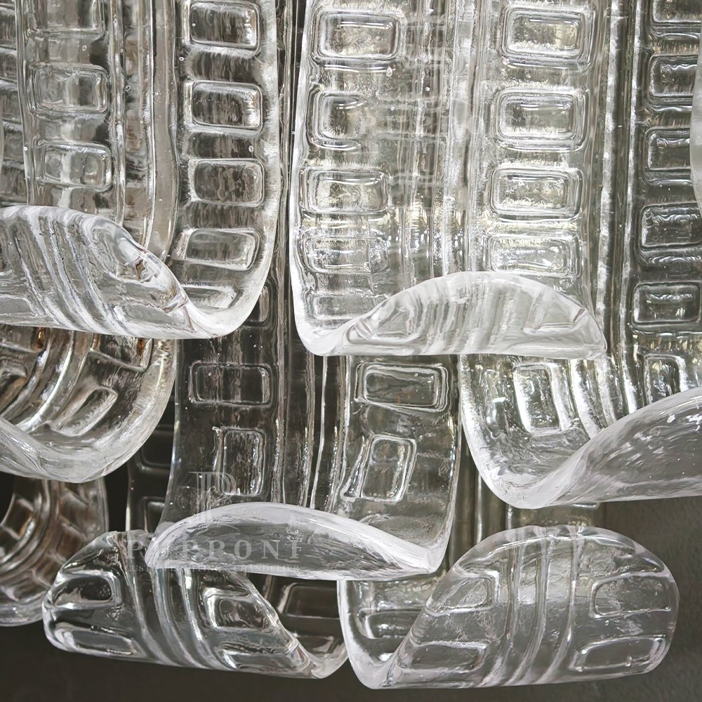 Textured Tube Glass Wall Sconce - Image 7