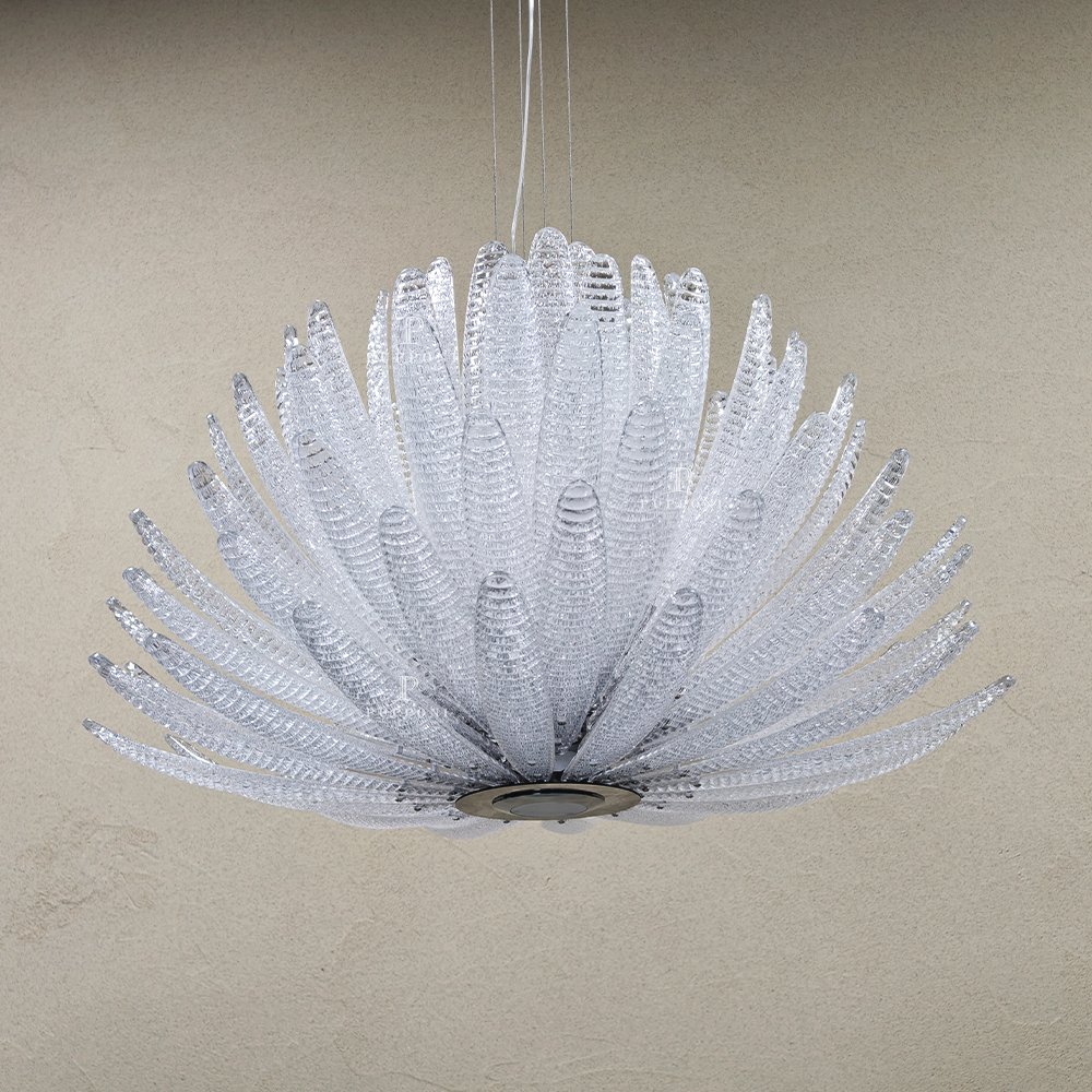 Modern Bloom Glass Chandelier - Image 5