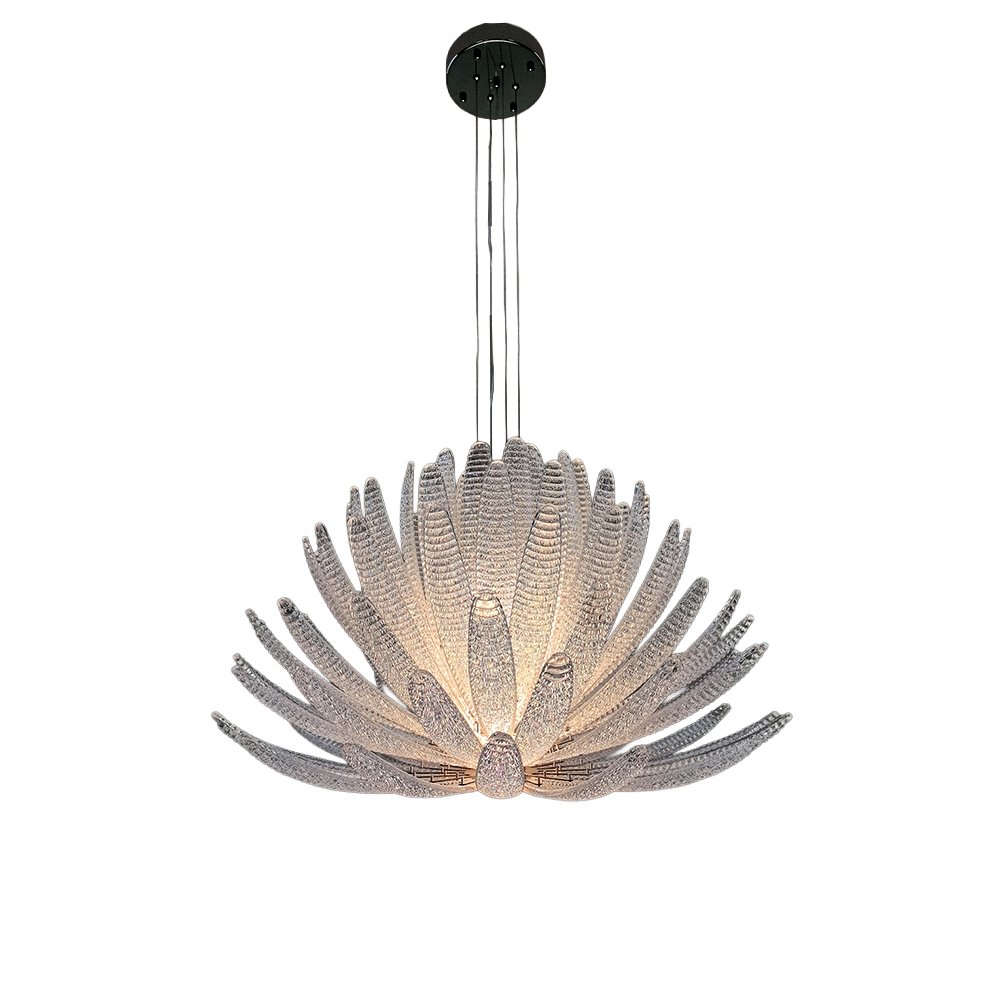 Modern Bloom Glass Chandelier - Image 2