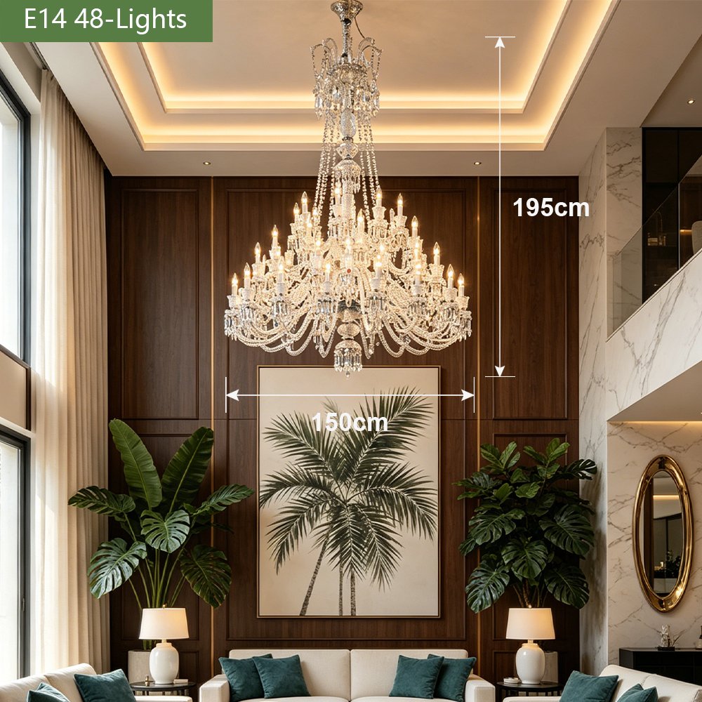 Luxury Crystal Chandelier Light - Image 3