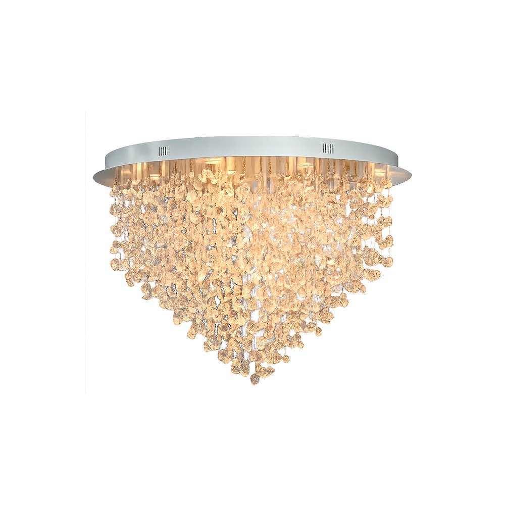 Modern Tapered Crystal Chandelier - Image 2