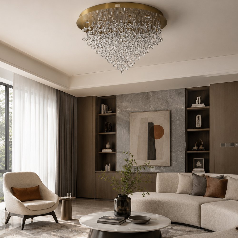 Residential Heart Crystal Chandelier - Image 7