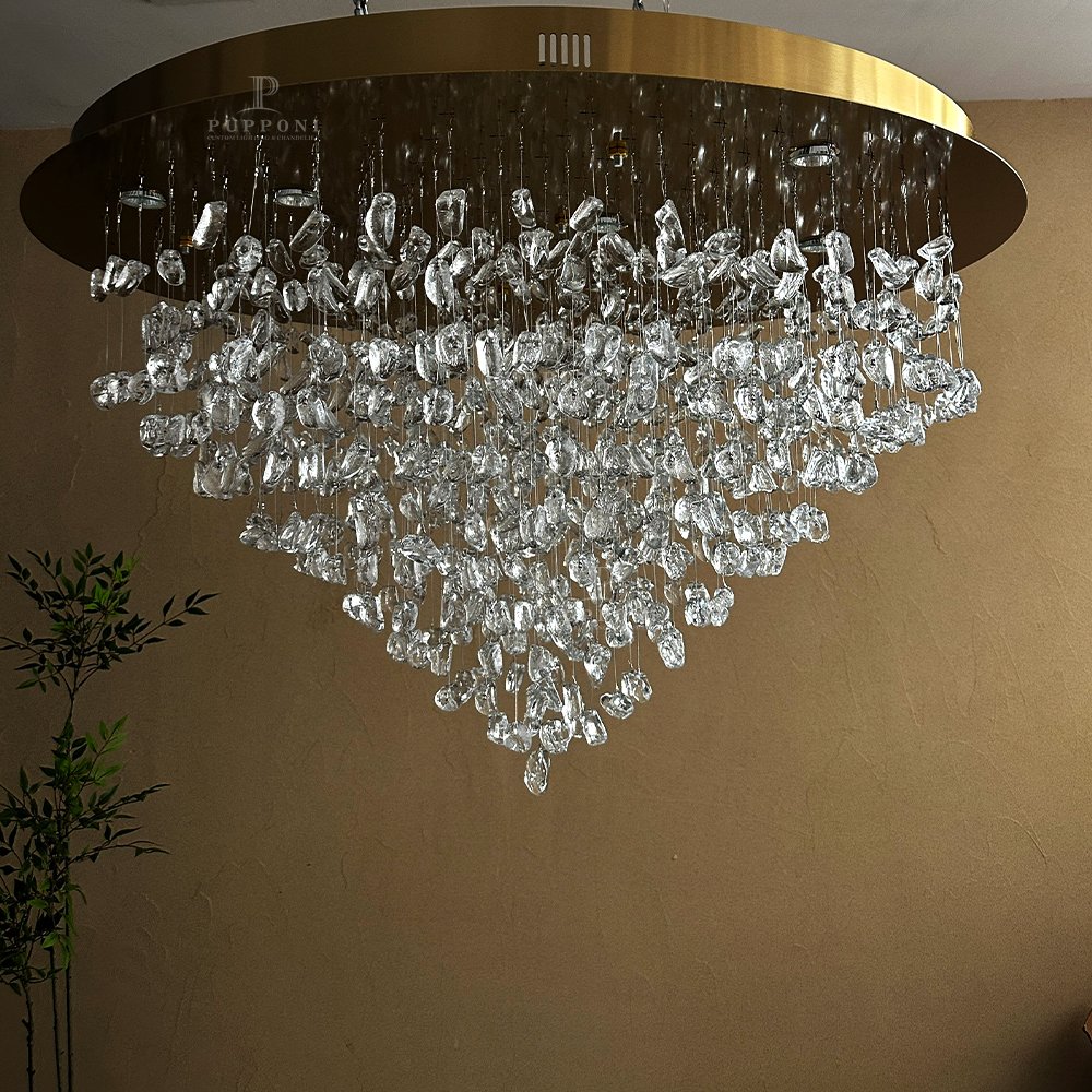 Residential Heart Crystal Chandelier - Image 4