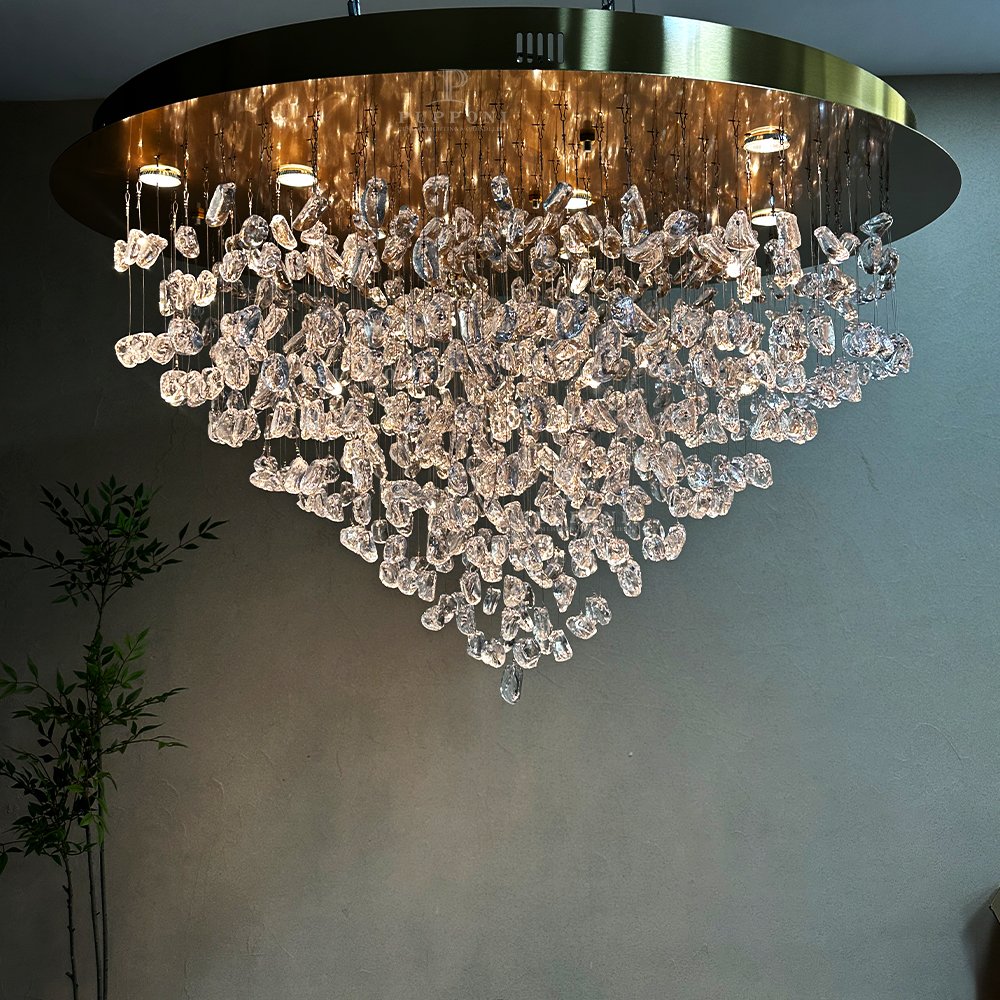 Residential Heart Crystal Chandelier - Image 5
