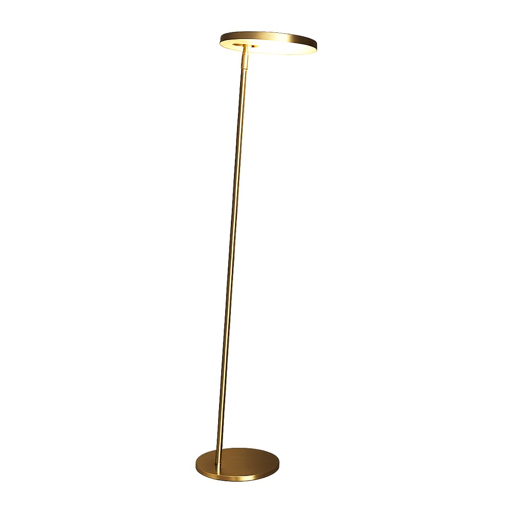 Slim Modern Gold Floor Lamp - Image 2