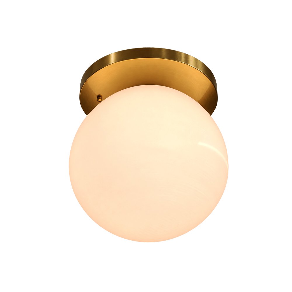 Entry Globe Glass Ceiling Lamp - Image 2
