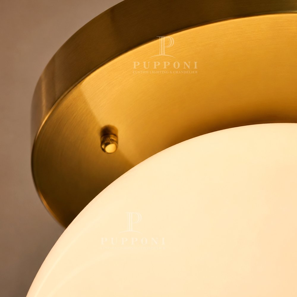 Entry Globe Glass Ceiling Lamp - Image 6