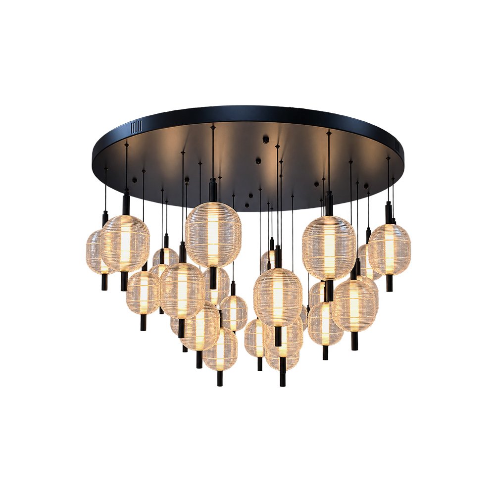 Modern Globe Cluster Chandelier - Image 2