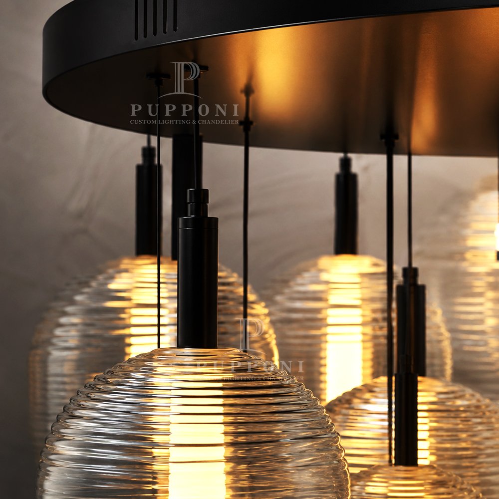 Modern Globe Cluster Chandelier - Image 6