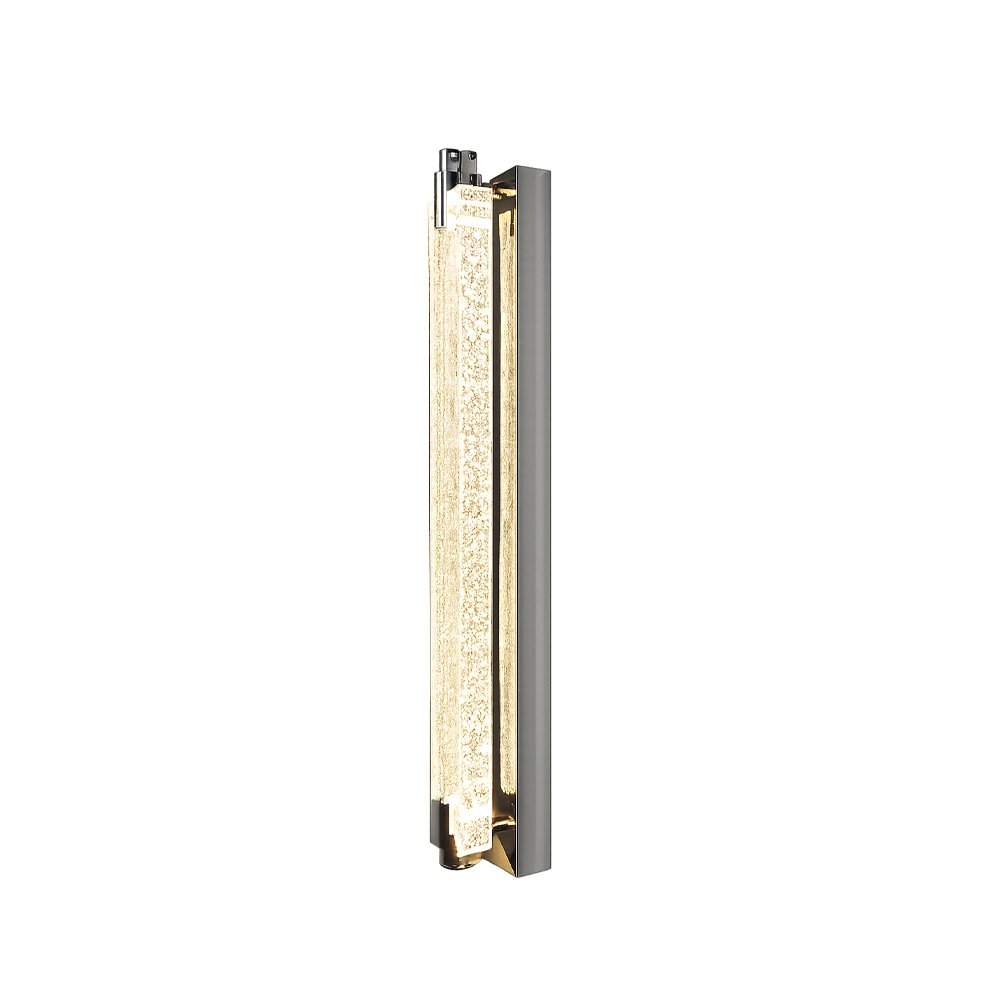 Chrome Bubble Crystal Wall Sconce - Image 2